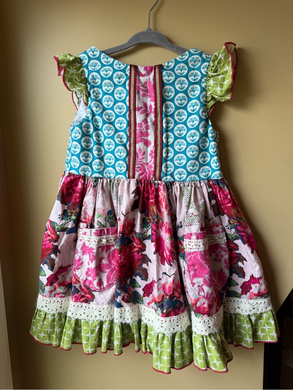 Olive Mae Boutique Handmade Dress 4T